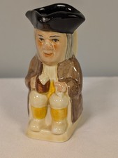 Miniature Toby Jug 8.5cm Toby Wood Staffordshire