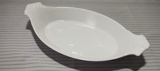 White Porcelain Gratin Dish By Apilco Of France - Excellent condition 