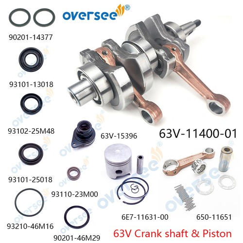 63v 11400 crank shaft - 63v-11400-01,
