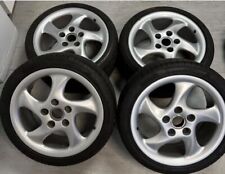 Porsche 993 Turbo Twist Alloy Wheels 99336213601 8J ET52 99336214003 10J ET40