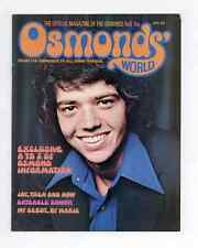 The Osmonds World magazine April 1974 No. 6 Donny Osmond Brothers Marie etc