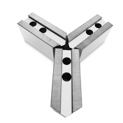 Aluminum soft jaws pointed - aluminum,