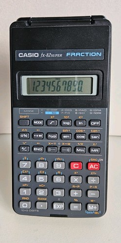 Casio super fraction - fx-82,