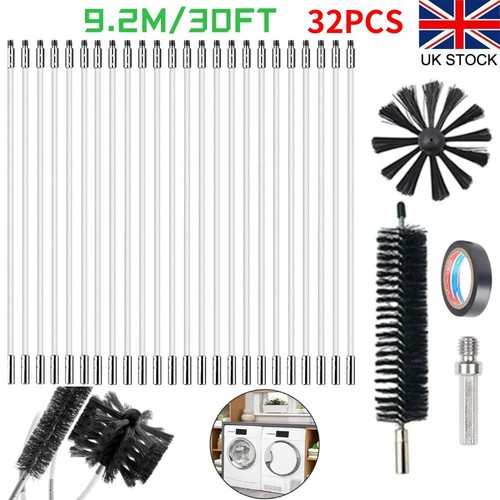32pc flexible chimney sweep - chimney,