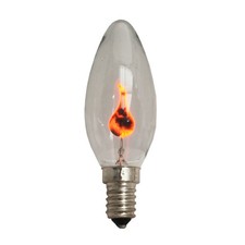 Light Bulb 3w Neon Flicker Flame Candle SES E14 419904842