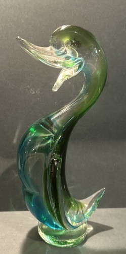 Vintage murano art - glass, green