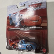 Disney Pixar Cars Transforming Lightning McQueen 1:55 diecast dinoco