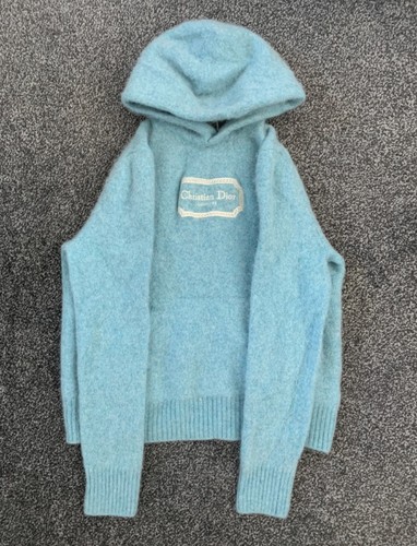 Men dior blue knit - blue,