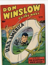 Don Winslow of the Navy #39 1943 Navy Sea Cover Nice Page Quality