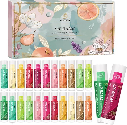 Lip balm set - balm, 24pcs