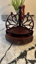 Vintage Wooden Corner Shelf