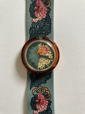 Pop Swatch Watch GOLDEN CAGE PWK186 1993 Vintage Untested No Box