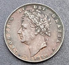 1830 Farthing George IV Copper