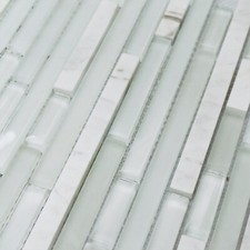 Mosaic Tiles Sheet Genoa White