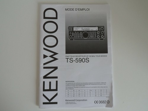 Kenwood 590s french - ts-590s, (french