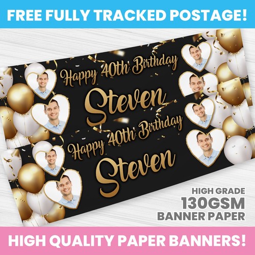 Personalised gold balloons - personalised,