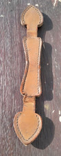 Antique leather luggage trunk strap handle 27.5cm long