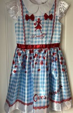 Girls Dorothy Costume Age 9-10 Wizard Of Oz World Book Day Matalan Fancy Dress
