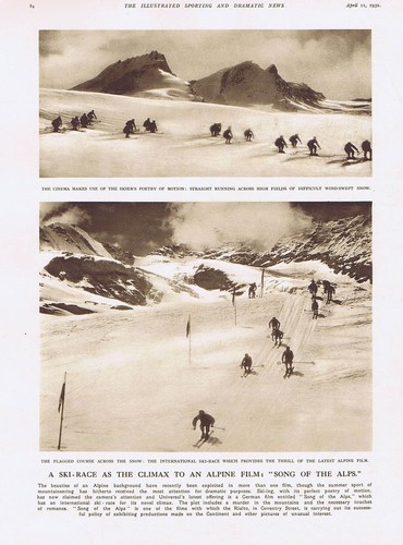 Ski race climax - ski, the