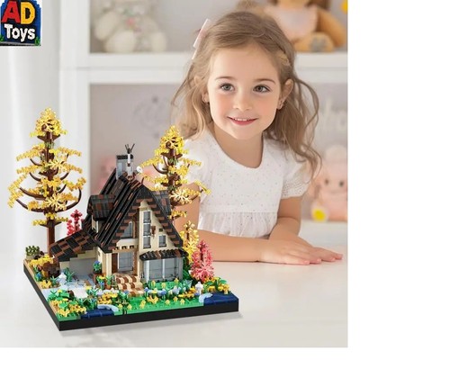 2635pcs wooden forest - wooden, flowers