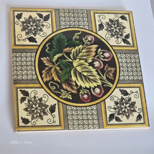Victorian leaf ceramic - ceramic, tile