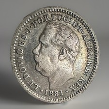 Portuguese India 1/4 Rupee 1881