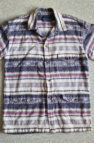 Vintage flannel aztec - flannel, aztec/navajo