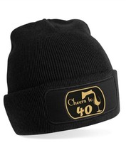 Cheers To 40 Beanie Hat Gift