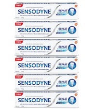 Pack of 6 Sensodyne Repair & Protect Sensitive Toothpaste with NOVAMIN (70g x6)