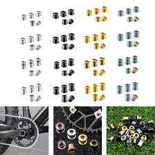 4x Bike Chainring Bolts Single