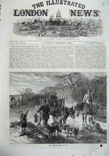 Old antique print 1870 fine - old,