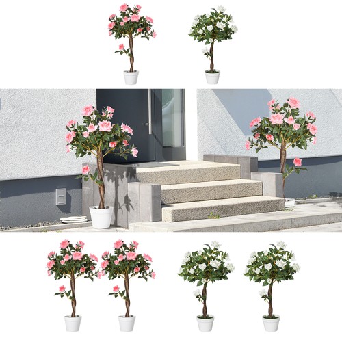 90cm 3ft artificial rose tree - 90cm/3ft,