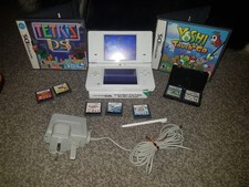 Nintendo DSi White Mario x3 +