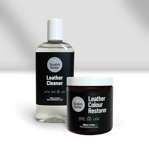 Dark brown leather - leather, cleaner