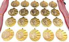 100x Junior Football Medals -