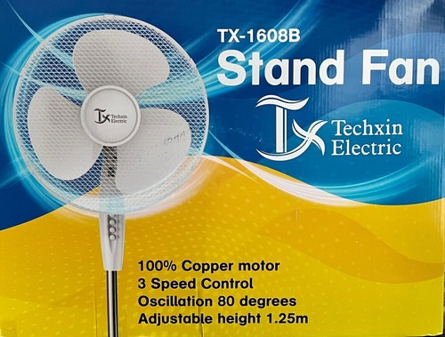 Techxin electric fan 3 - techxin, 16"