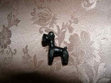 POODLE , RARE BLACK DOG BROOCH