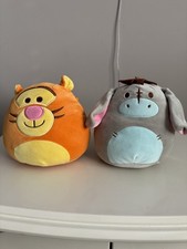 Squishmallows Eeyore and Tigger Plush Winnie the Pooh Disney Soft Toys 8” 