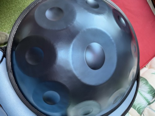 Hand pan blue steel tongue - pan,