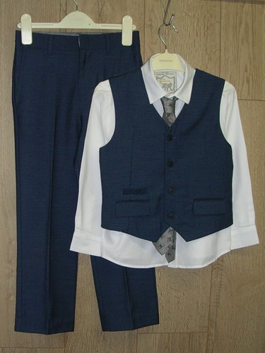 Monsoon boys blue waistcoat - blue,