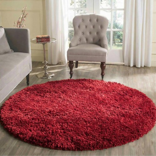 Shaggy rugs circular round - rugs,