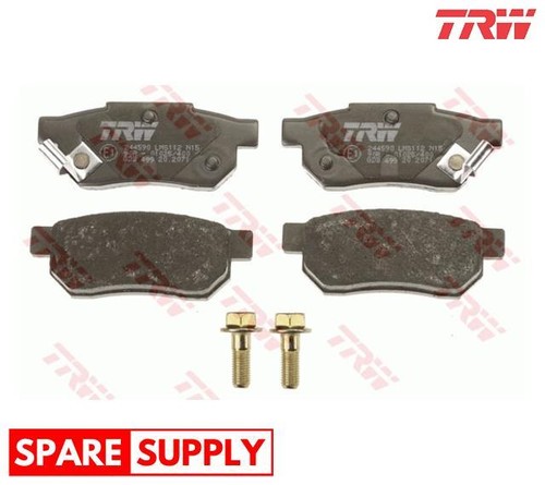 Brake pad set disc - disc, for