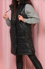 Isabel black faux leather - faux,