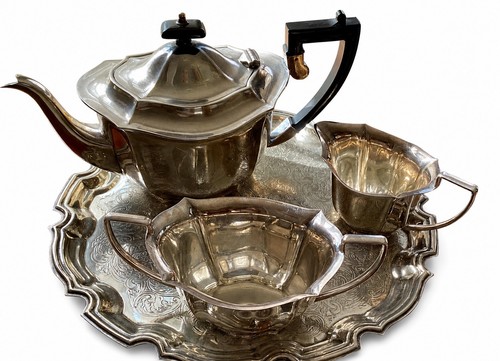 Vintage epns piece tea - vintage,