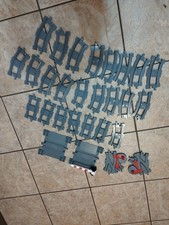 Duplo Dark Grey Train Tracks