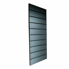 Slatwall Portrait Panel 100x40cm in Black Wall Mountable Shop Display (D17/BLK)