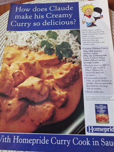 Homepride curry sauce 1998 - homepride,