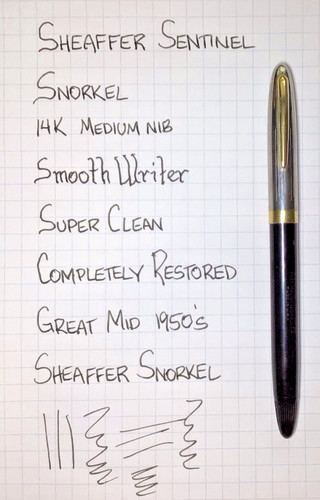 Sheaffer sentinel snorkel - sheaffer,