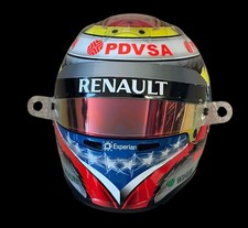 AUTHENTIC PASTOR MALDONADO RACE USED FORMULA 1 HELMET WILLIAMS F1 TEAM - BELL