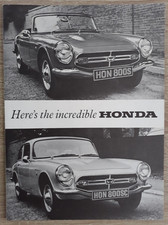 Honda S800 Coupe & Convertible Brochure c.1967 - S  SC